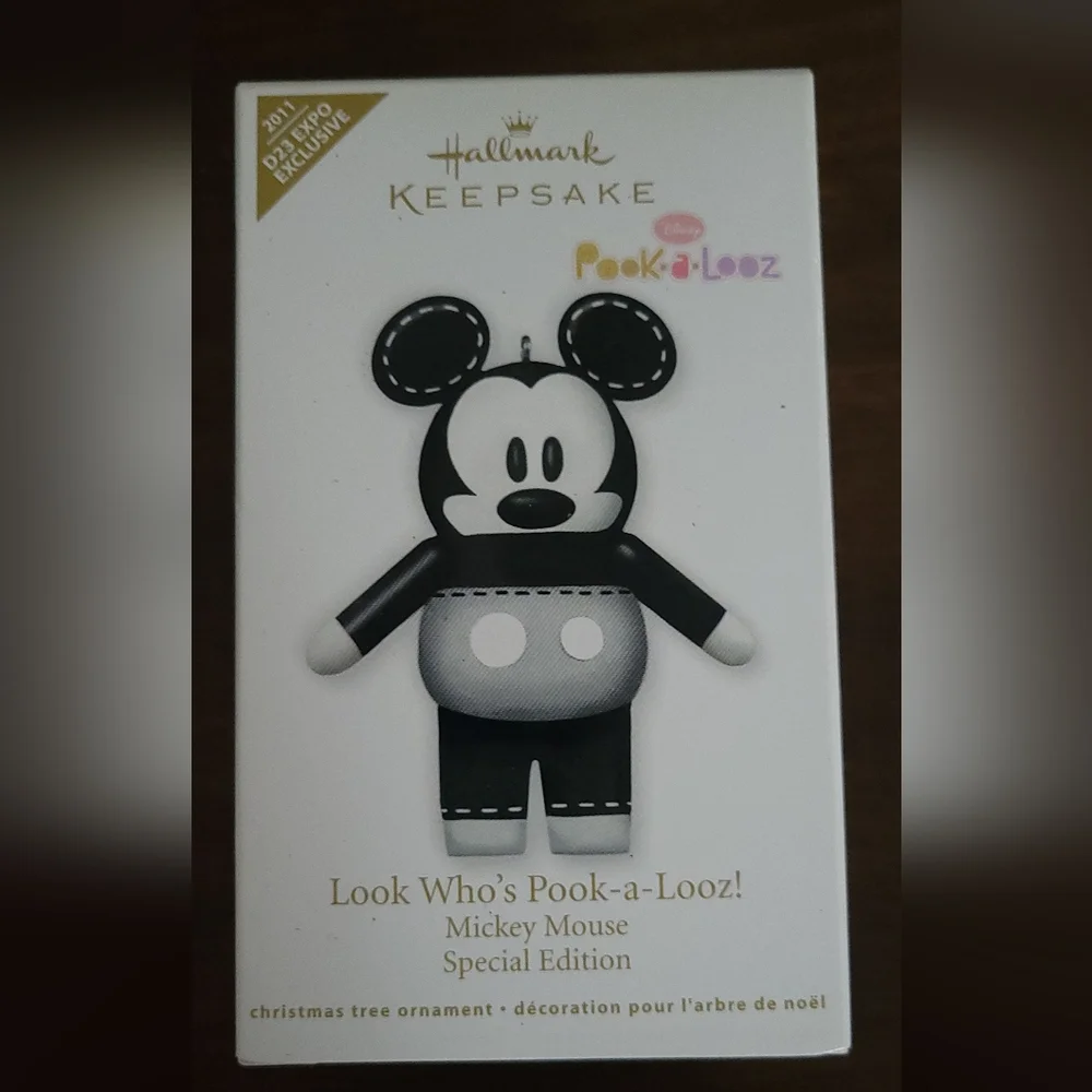 Hallmark Keepsake 2011 Look Who's Pook-a-Looz! D23 Disney Expo Mickey‎ Mouse LE